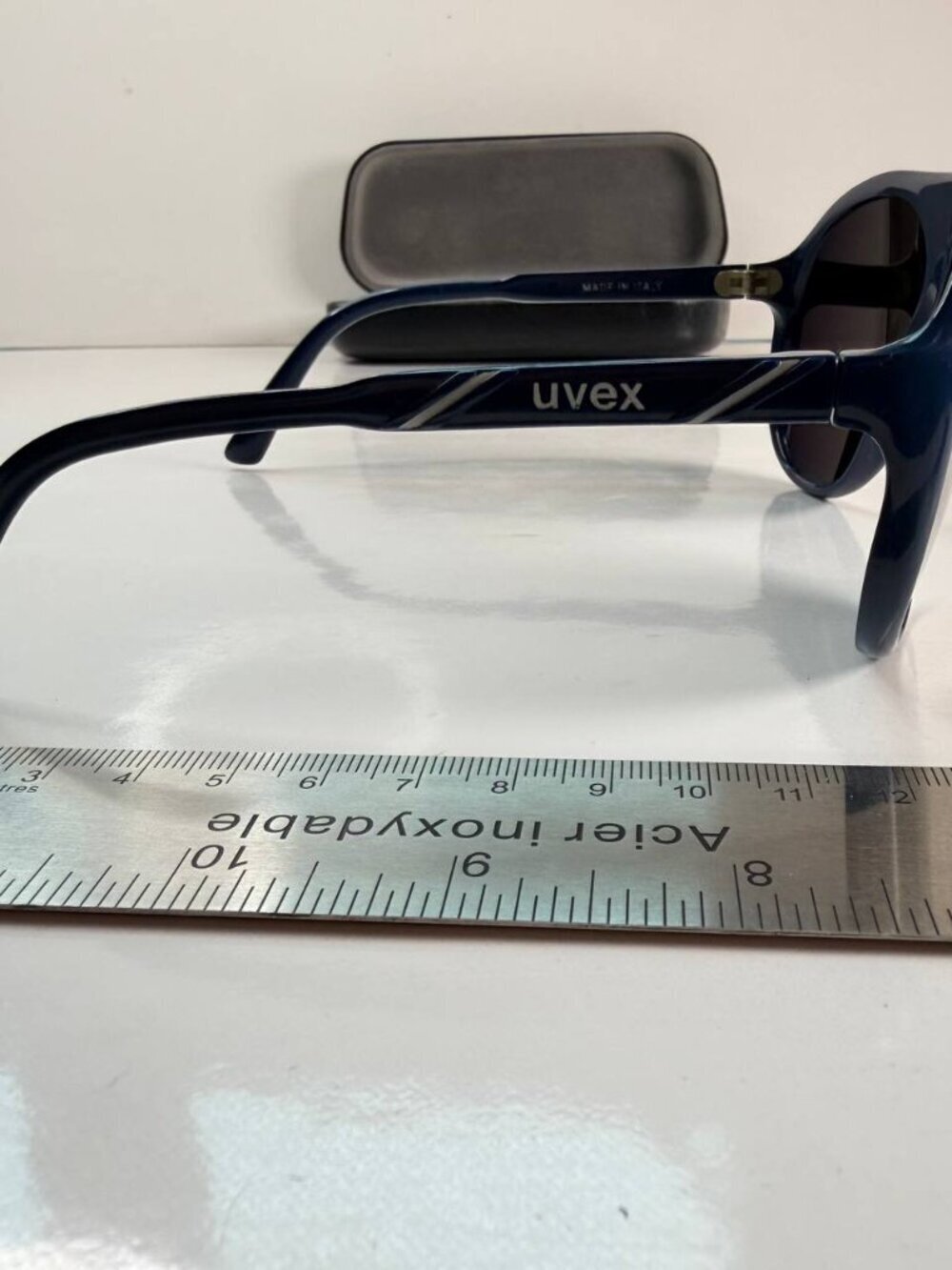 UVEX Beta 41 Sunglasses – Made in Italy – Blue Frame – Vintage Style - Picture 12 of 13